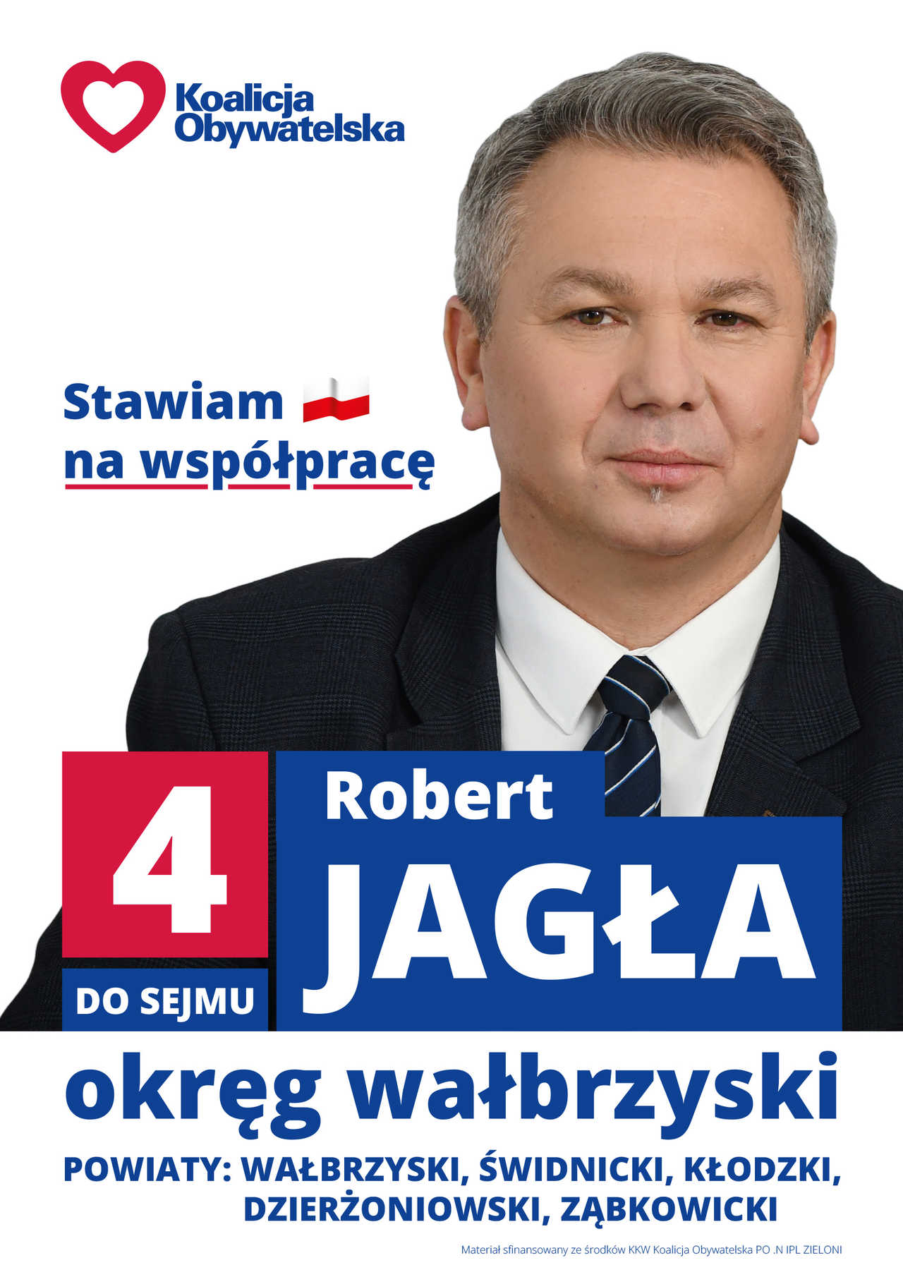 [FOTO, WIDEO] Robert Jagła liderem powiatu świdnickiego z ramienia Koalicji Obywatelskiej