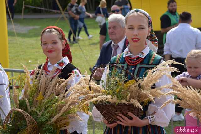 [WIDEO, FOTO] Uroczysty korowód i tradycyjne obrzędy rozpoczęły Dożynki Wojewódzkie w Szczepanowie