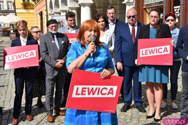 [WIDEO, FOTO] Nowa Lewica zaprezentowała kandydatów do Sejmu i Senatu w okręgu nr 2