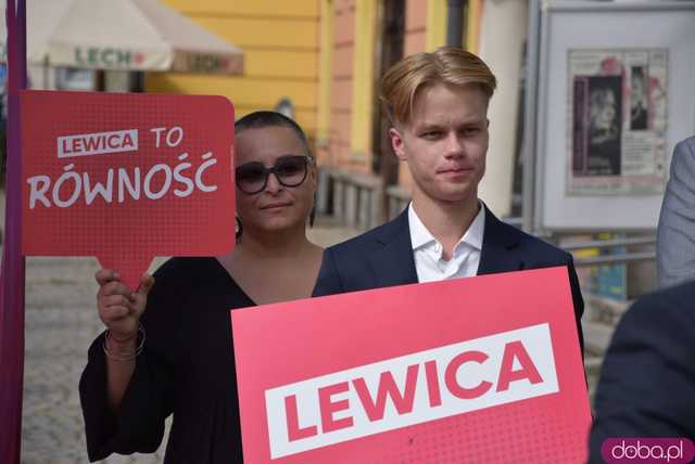 [WIDEO, FOTO] Nowa Lewica zaprezentowała kandydatów do Sejmu i Senatu w okręgu nr 2