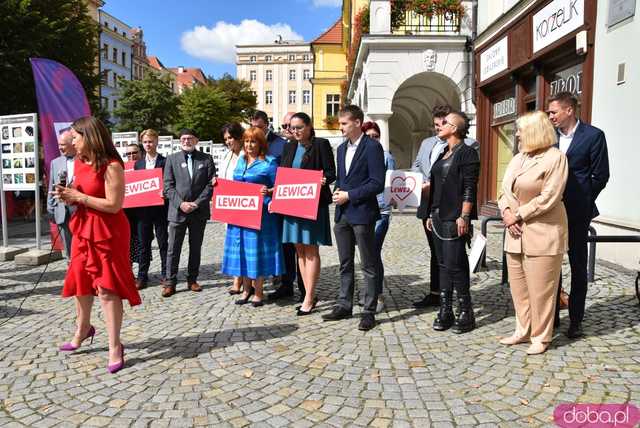 [WIDEO, FOTO] Nowa Lewica zaprezentowała kandydatów do Sejmu i Senatu w okręgu nr 2