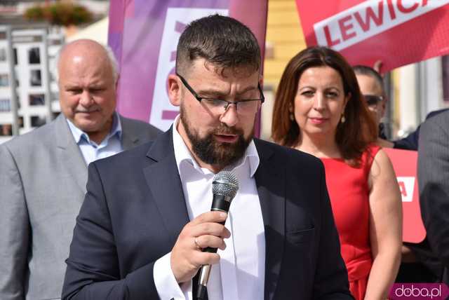 [WIDEO, FOTO] Nowa Lewica zaprezentowała kandydatów do Sejmu i Senatu w okręgu nr 2