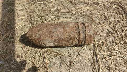 Na terenie cukrowni znaleziono pocisk artyleryjski z czasów II wojny światowej