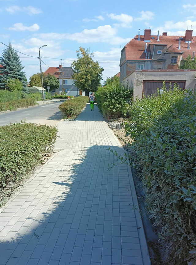 Zakończono budowę chodnika na ul. Chopina w Strzegomiu [FOTO]
