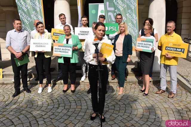 [WIDEO, FOTO] Ugrupowanie Trzecia Droga przedstawiło kandydatów do Sejmu i Senatu w tegorocznych wyborach parlamentarnych
