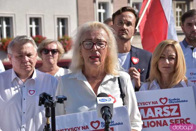 [WIDEO, FOTO] Koalicja Obywatelska zaprosiła na Marsz Miliona Serc w Warszawie