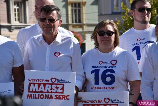 [WIDEO, FOTO] Koalicja Obywatelska zaprosiła na Marsz Miliona Serc w Warszawie