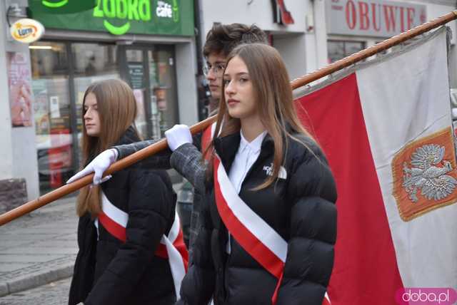 [WIDEO, FOTO] Marszałek Piłsudski na obchodach Święta Niepodległości w Świebodzicach