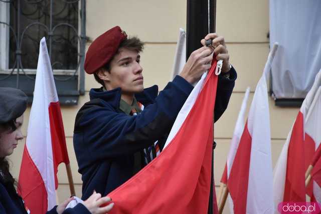 [WIDEO, FOTO] Marszałek Piłsudski na obchodach Święta Niepodległości w Świebodzicach