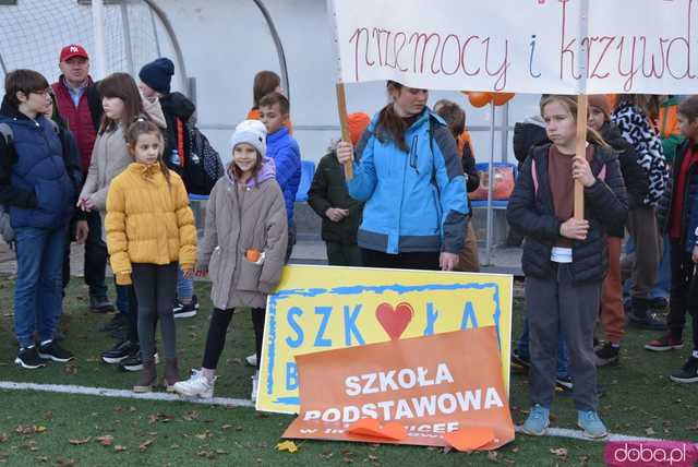 [WIDEO, FOTO] Udowodnili, że przemoc nie jest im obojętna. Marsz i piknik z okazji 19 dni przeciw przemocy w Żarowie