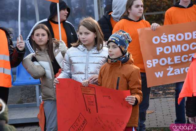 [WIDEO, FOTO] Udowodnili, że przemoc nie jest im obojętna. Marsz i piknik z okazji 19 dni przeciw przemocy w Żarowie