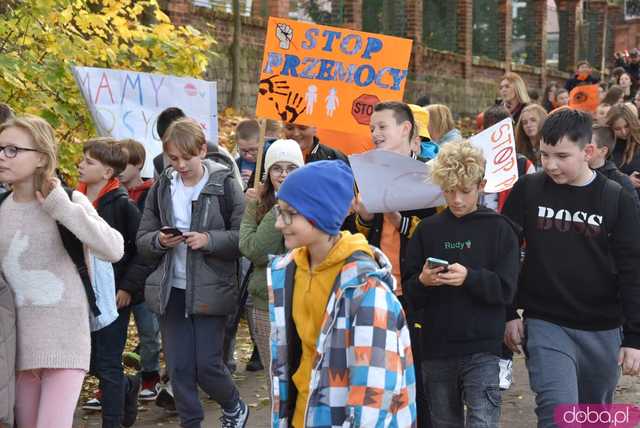 [WIDEO, FOTO] Udowodnili, że przemoc nie jest im obojętna. Marsz i piknik z okazji 19 dni przeciw przemocy w Żarowie