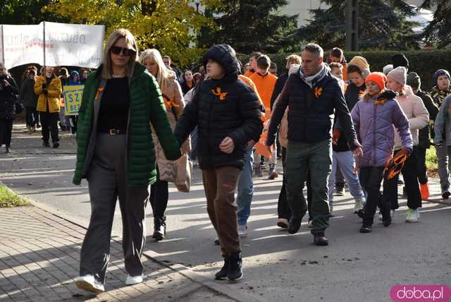 [WIDEO, FOTO] Udowodnili, że przemoc nie jest im obojętna. Marsz i piknik z okazji 19 dni przeciw przemocy w Żarowie