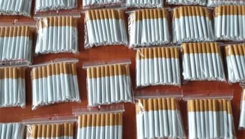 Ujawniono blisko 12 tys. papierosów bez znaków akcyzy. 