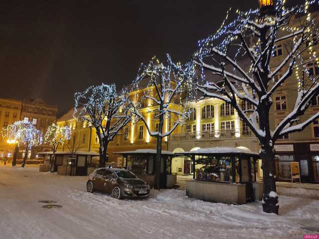 [FOTO] Świąteczny nastrój w centrum miasta. Na świdnickim rynku stanęła choinka