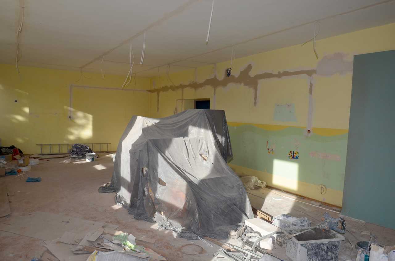 [FOTO] Trwają prace remontowe w PP nr 2 w Strzegomiu