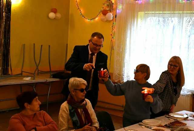 [FOTO] Wigilia Koła Miejskiego Polskiego Związku Niewidomych w Świebodzicach