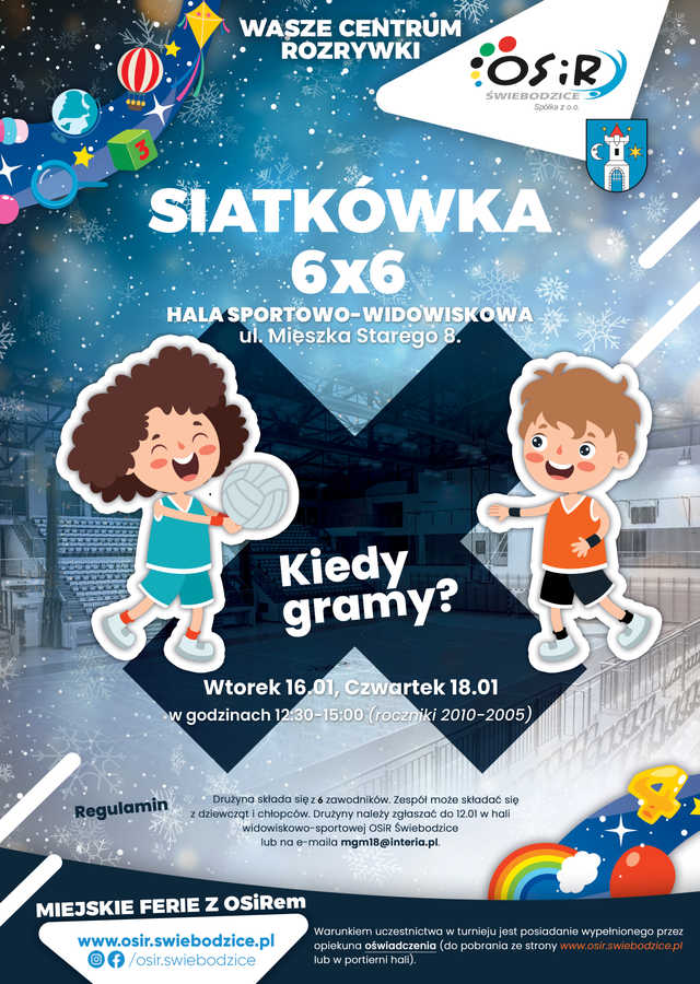 Zimowa półkolonia z OSiR Świebodzice