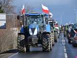 [WIDEO, FOTO] Rolnicy protestowali na krajowej piątce w Strzegomiu