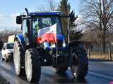 [WIDEO, FOTO] Rolnicy protestowali na krajowej piątce w Strzegomiu