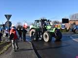 [WIDEO, FOTO] Rolnicy protestowali na krajowej piątce w Strzegomiu