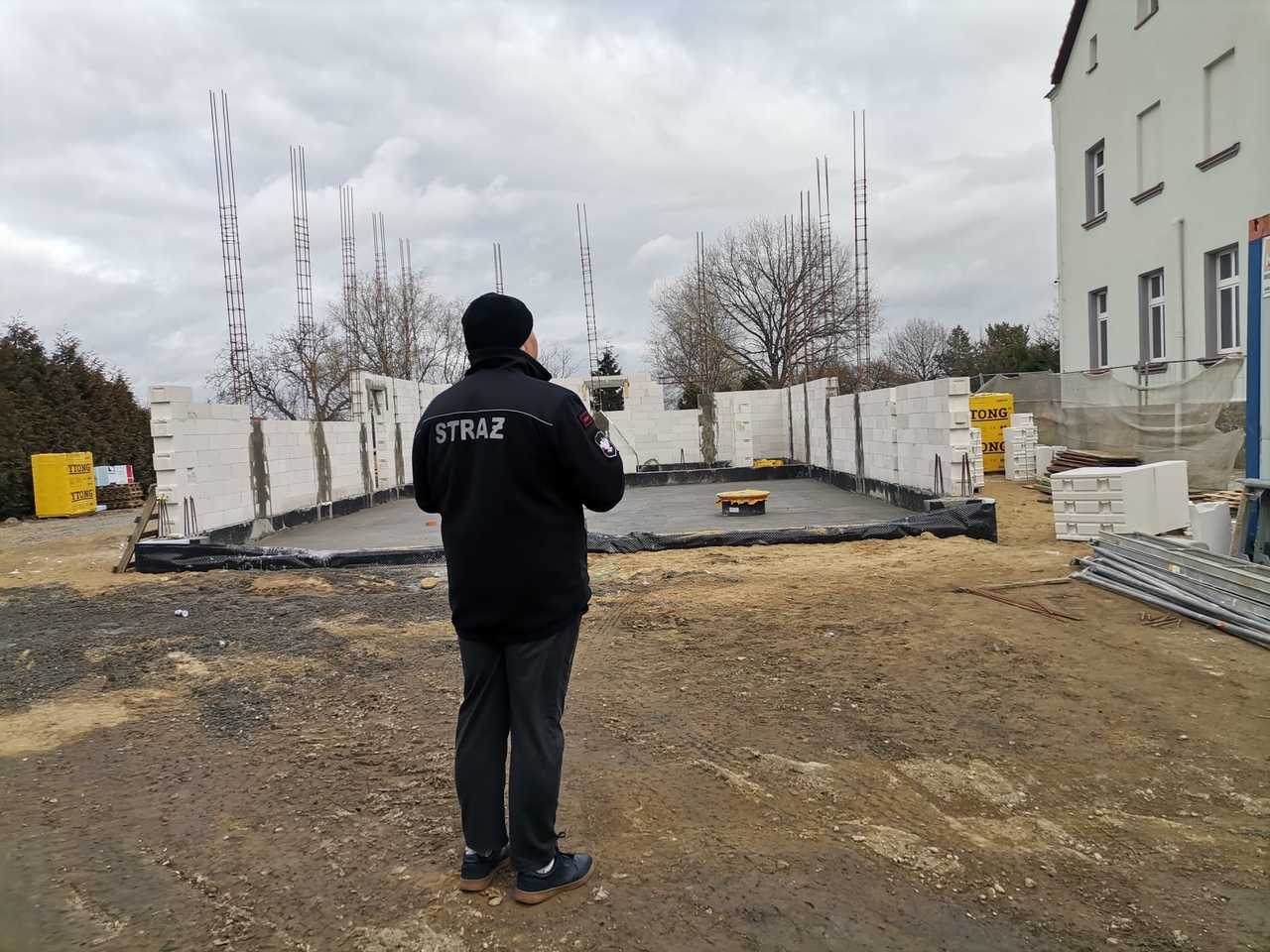 [FOTO] Trwa budowa remizy strażackiej w Śmiałowicach