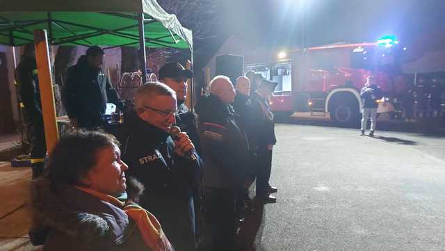 [FOTO] Strażackie wydarzenia w gminie Strzegom. Przywitano nowy wóz strażacki i udzielono absolutorium dla zarządu