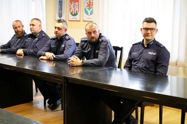 [FOTO] Funkcjonariusze z żarowskiego komisariatu podsumowali 2023 rok 