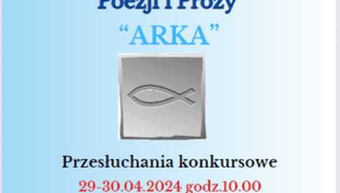 29-30.04, Świdnica: XVIII Dolnośląski Konkurs Recytatorski Poezji i Prozy „ARKA”