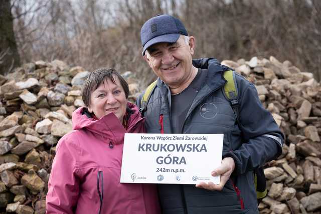 [FOTO] Wyruszyli w kolejną wyprawę i stanęli na szczycie Krukowskiej Góry!