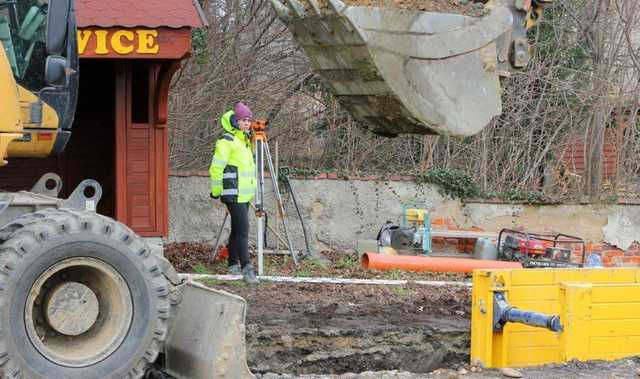 [FOTO] Trwają roboty kanalizacyjne w Szymanowie