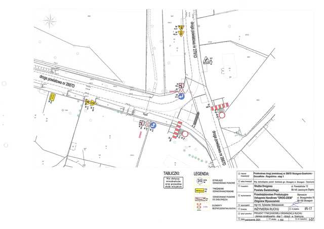 Zmiana organizacji ruchu: Przebudowa drogi Strzegom-Graniczna-Goczałków-Rogoźnica