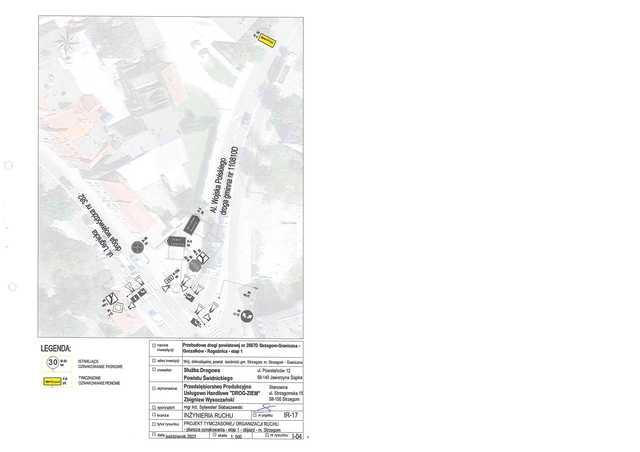 Zmiana organizacji ruchu: Przebudowa drogi Strzegom-Graniczna-Goczałków-Rogoźnica