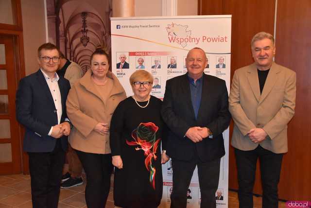 [WIDEO, FOTO] KWW Wspólny Powiat przedstawił kandydatów na radnych powiatowych