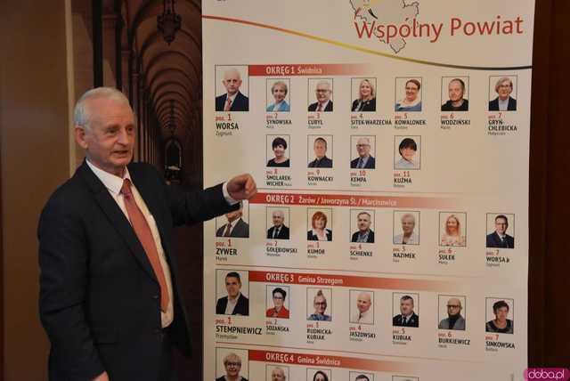 [WIDEO, FOTO] KWW Wspólny Powiat przedstawił kandydatów na radnych powiatowych