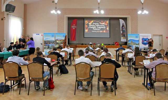 [FOTO] Uczniowie z gminy Dobromierz sprawdzali swoją wiedzę pożarniczą