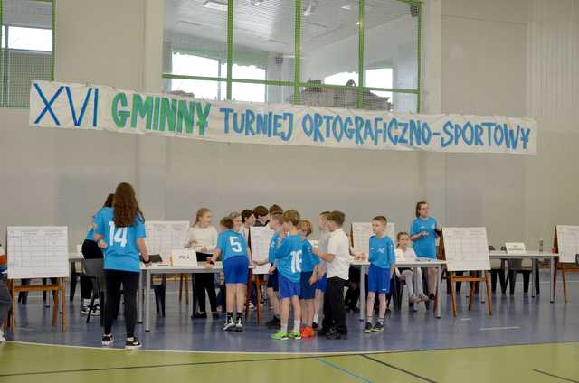 [FOTO] Uczniowie podstawówek rywalizowali w 16. Gminnym Turnieju Ortograficzno-Sportowym