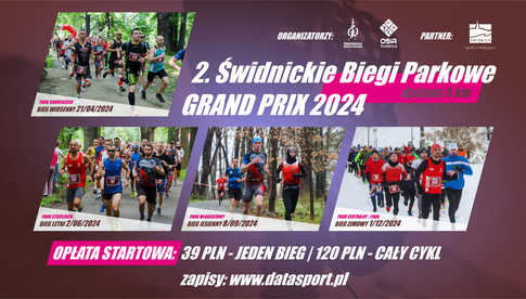 21.04, Świdnica: Grand Prix Świdnickie Biegi Parkowe - bieg wiosenny w Parku Sikorskiego