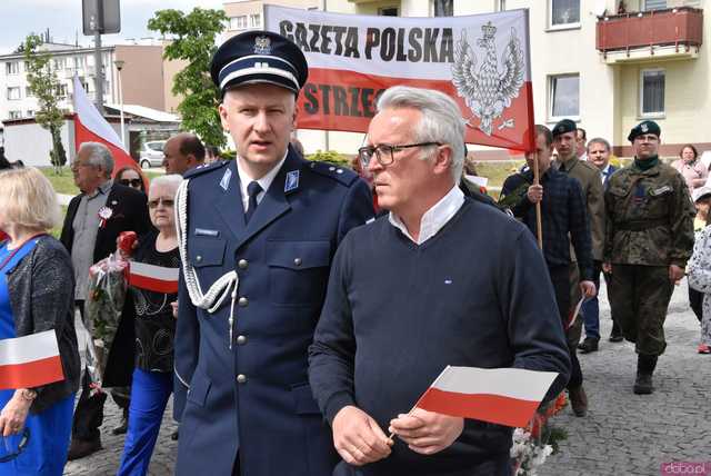 [WIDEO/FOTO] Strzegomianie obchodzili 233. rocznicę uchwalenia Konstytucji 3 Maja