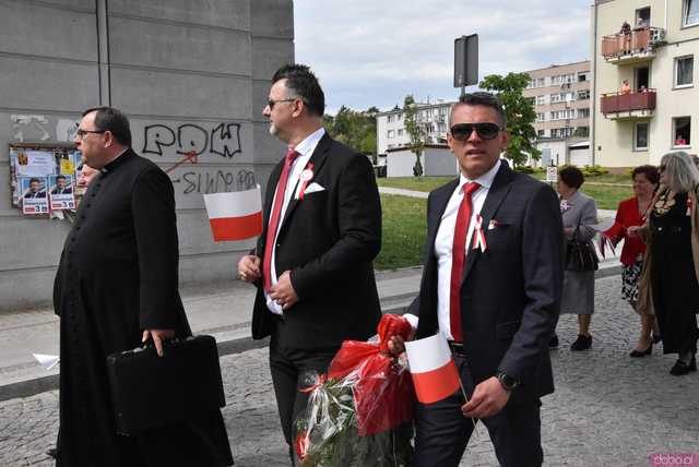 [WIDEO/FOTO] Strzegomianie obchodzili 233. rocznicę uchwalenia Konstytucji 3 Maja