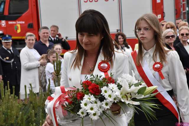 [WIDEO/FOTO] Upamiętnili 233. rocznicę uchwalenia Konstytucji 3 Maja w Żarowie