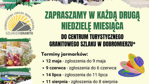 12.05, Dobromierz: Jarmark Produktów Lokalnych Granitowego Szlaku