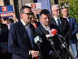 [WIDEO/FOTO] Wałbrzych był zapomniany przez Boga i ludzi. Mateusz Morawiecki poparł kandydaturę Michała Dworczyka do Parlamentu Europejskiego