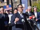 [WIDEO/FOTO] Wałbrzych był zapomniany przez Boga i ludzi. Mateusz Morawiecki poparł kandydaturę Michała Dworczyka do Parlamentu Europejskiego