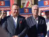 [WIDEO/FOTO] Wałbrzych był zapomniany przez Boga i ludzi. Mateusz Morawiecki poparł kandydaturę Michała Dworczyka do Parlamentu Europejskiego