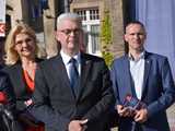 [WIDEO/FOTO] Wałbrzych był zapomniany przez Boga i ludzi. Mateusz Morawiecki poparł kandydaturę Michała Dworczyka do Parlamentu Europejskiego