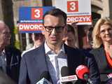 [WIDEO/FOTO] Wałbrzych był zapomniany przez Boga i ludzi. Mateusz Morawiecki poparł kandydaturę Michała Dworczyka do Parlamentu Europejskiego