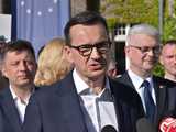 [WIDEO/FOTO] Wałbrzych był zapomniany przez Boga i ludzi. Mateusz Morawiecki poparł kandydaturę Michała Dworczyka do Parlamentu Europejskiego