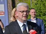 [WIDEO/FOTO] Wałbrzych był zapomniany przez Boga i ludzi. Mateusz Morawiecki poparł kandydaturę Michała Dworczyka do Parlamentu Europejskiego