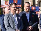 [WIDEO/FOTO] Wałbrzych był zapomniany przez Boga i ludzi. Mateusz Morawiecki poparł kandydaturę Michała Dworczyka do Parlamentu Europejskiego